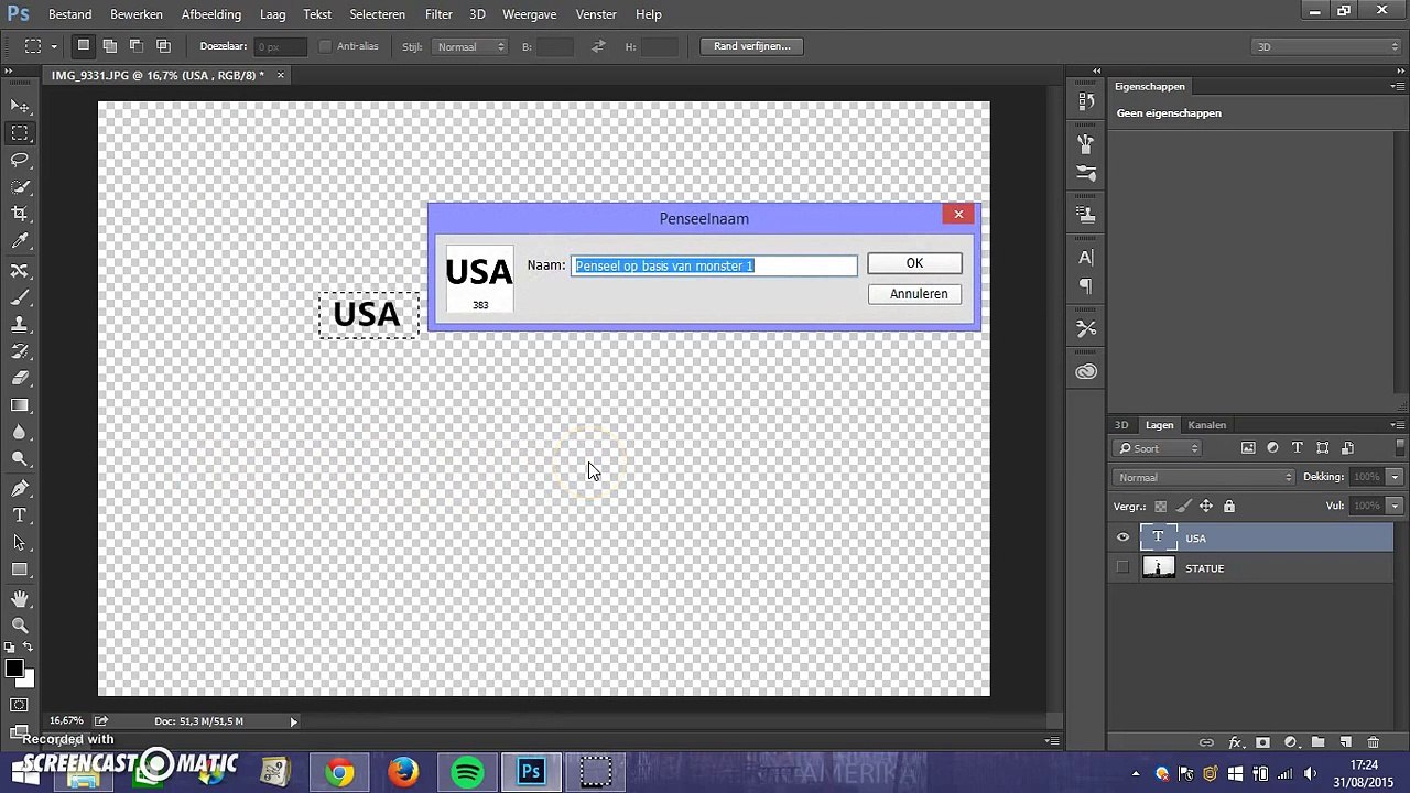 PHOTOSHOP TUTORIAL - Text Image Effect in 5 steps/minutes!