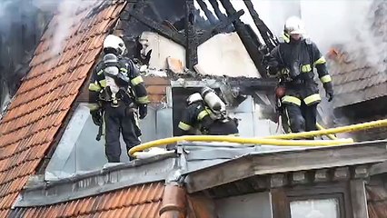 Incendie rue des Arts à Lille