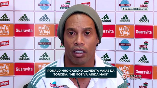 Ronaldinho Gaúcho comenta vaias da torcida do Fluminense