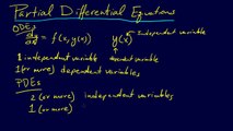 8.1.1-PDEs: Ordinary versus Partial Differential Equations