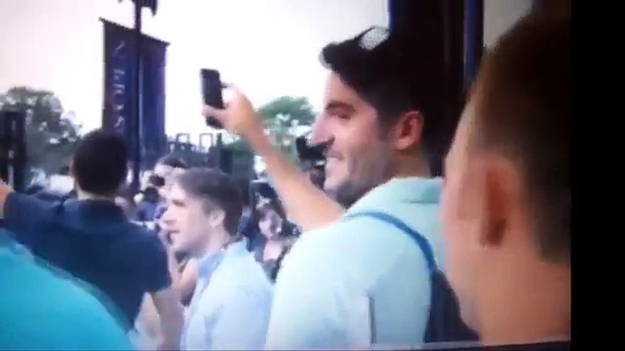 Novak Djokovic uses Mickey Mouse to distract Rafael Nadal during interview - US Open 2015