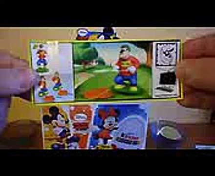 kinder surprize Mickey Mouse & Friends 4-pack Kinder Choco Surprise Eggs Unboxing Toys