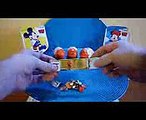 kinder surprize  Disney Mickey Mouse 4-pack Kinder Choco Surprise Eggs Unboxing Toys 2014