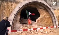 A5 Enfin le bout du tunnel à Serrières 22-01-10 *(Source CanalAlpha.ch)*