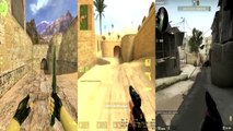 Counter Strike: 1.6 vs Source vs Global Offensive | De_Dust2