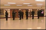 West Potomac High School JROTC Armed Squad at Hayfield Drill Meet, 20 Dec 08