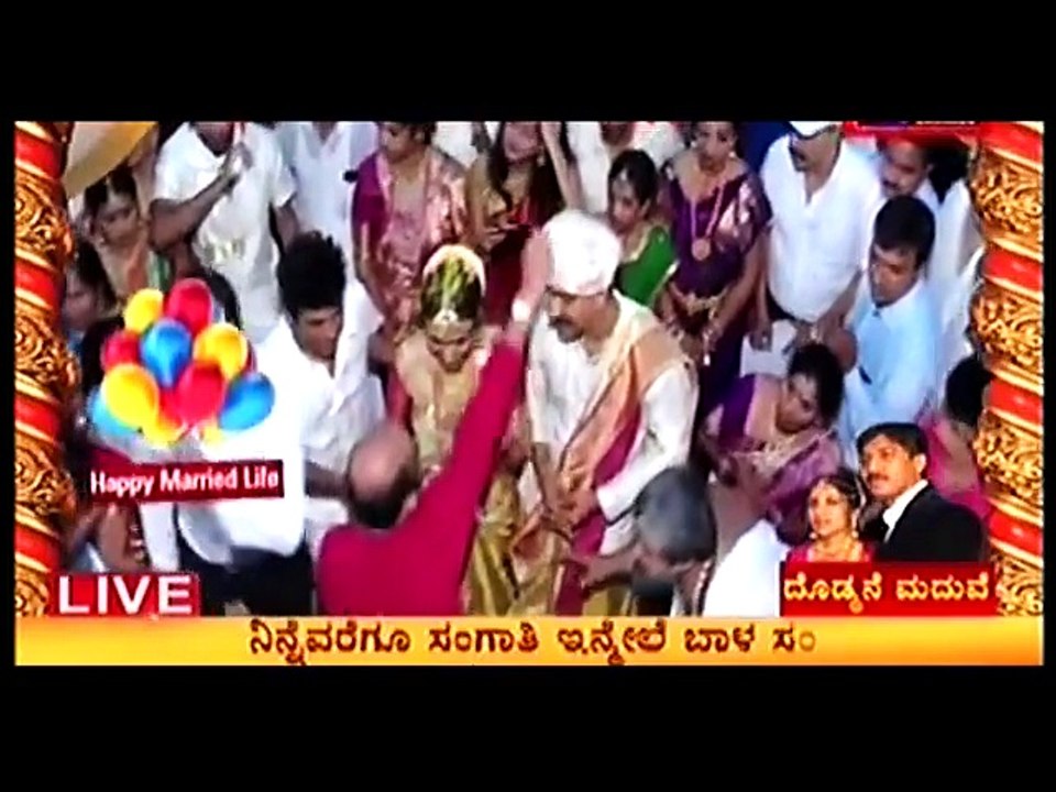 SUDEEP Joined Rajkumar Family in shivanns daughter marriage