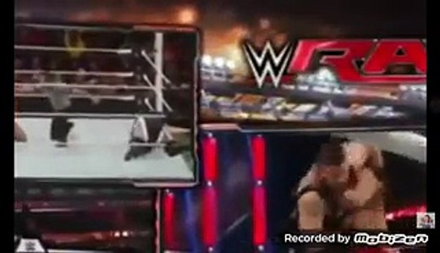 wwe monday night raw 31-8-2015 cesaro vs kevin owens - - Video