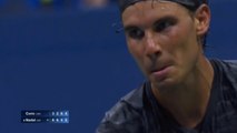 USO 2015 R1  Nadal vs. Coric / Last game & On-court interview