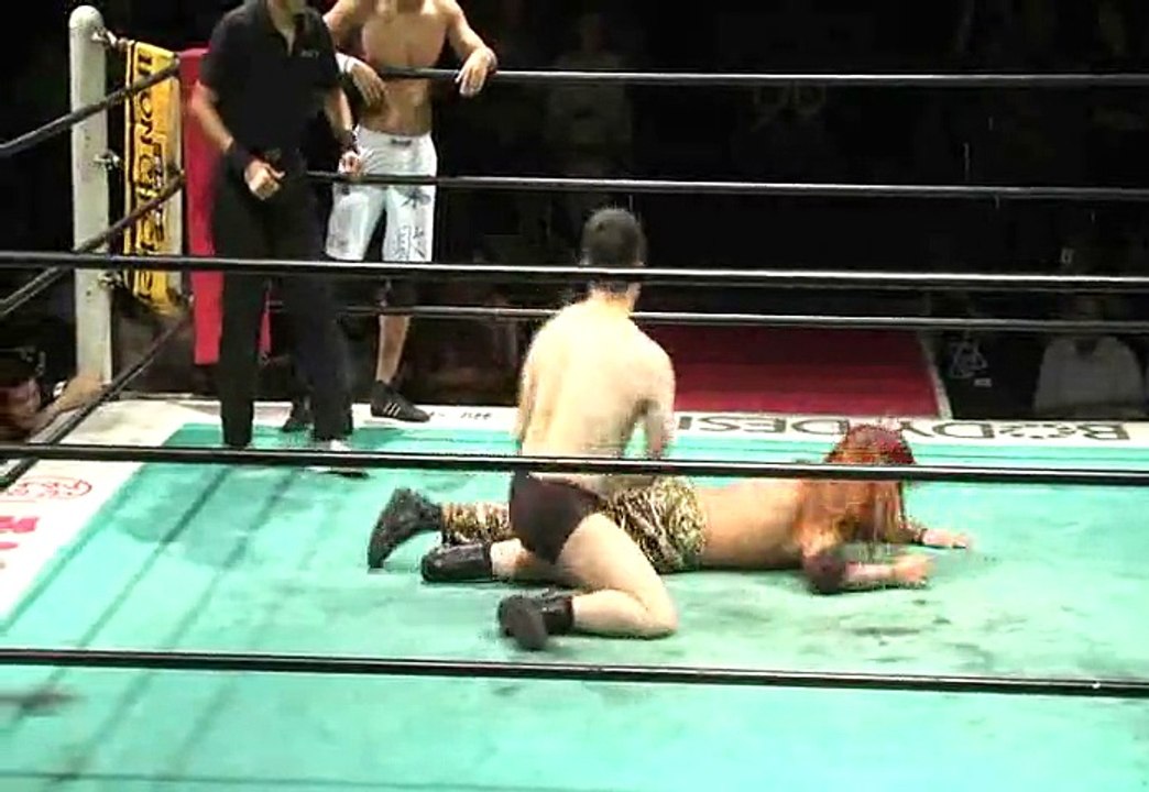 Ken45° & Mineo Fujita vs Kinya Oyanagi & Bitman (Michinoku Pro)