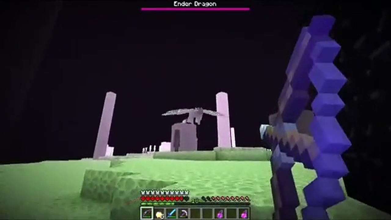 Minecraft Gameplay Ender Dragon Fight Video Dailymotion