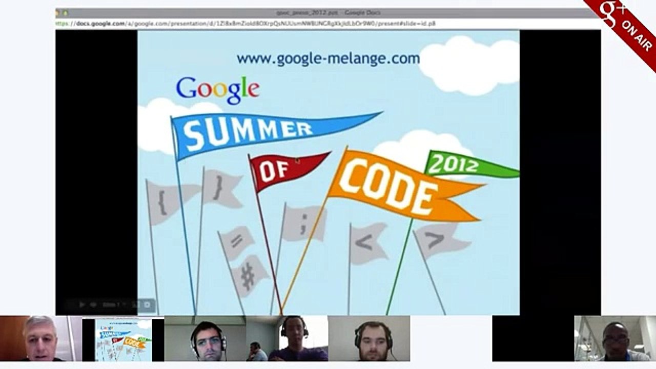 Google Summer of Code Hangout with Carol Smith