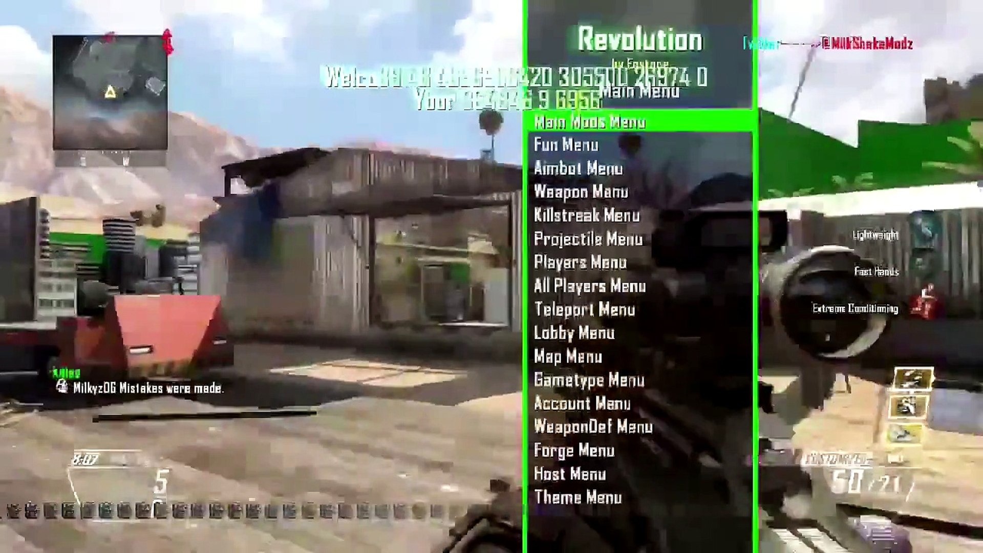 Black ops 2 mod menu