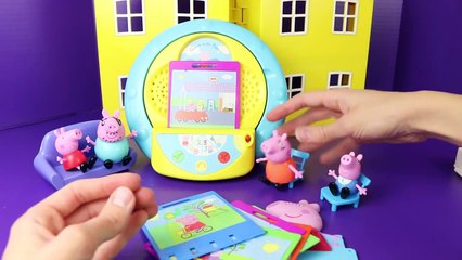 Download Video: Peppa Pig Guessing Game Toy Playset with Suzy Sheep, George Pig, Muddy Puddles DisneyCarToys