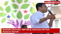 Selahattin Demirtas HDP Baraj Asamazsa AK Parti Suriyeye Girecek