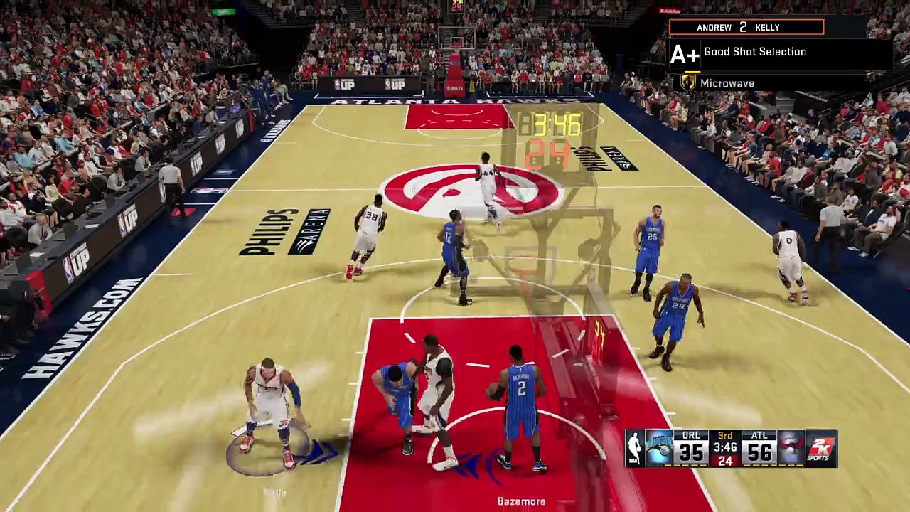 Dunk by #2 Andrew kelly