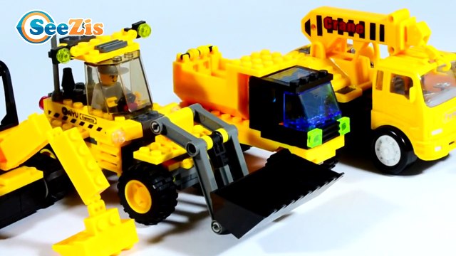 ✔ Мультики про Строительные Машинки и Грузовики. Building Cars and Trucks. Серия 3 ✔