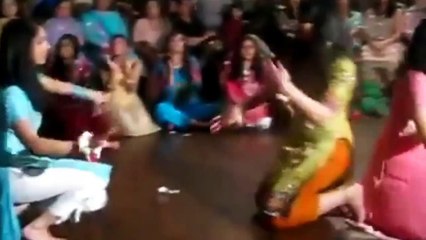 Indian Wedding Mehndi Night Beautiful Girls Dance