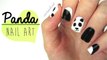 Nail Art- Fuzzy Panda Nails!