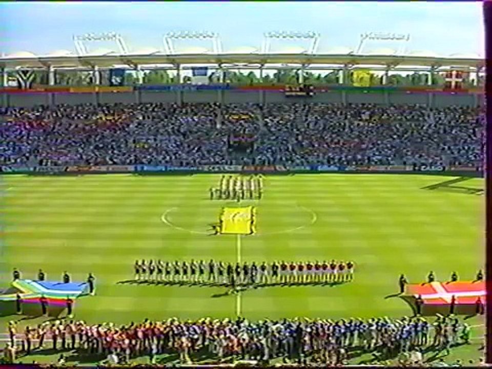 Der er et yndigt land - Danmark nationalsang - France 98