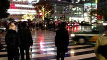 Tokyo - Shibuya Crossing Rainy Night - Kodak Z981