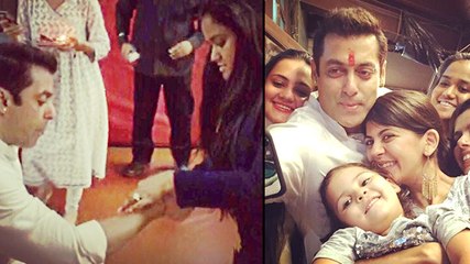 Salman Khan's Raksha Bandhan Celebration Pictures