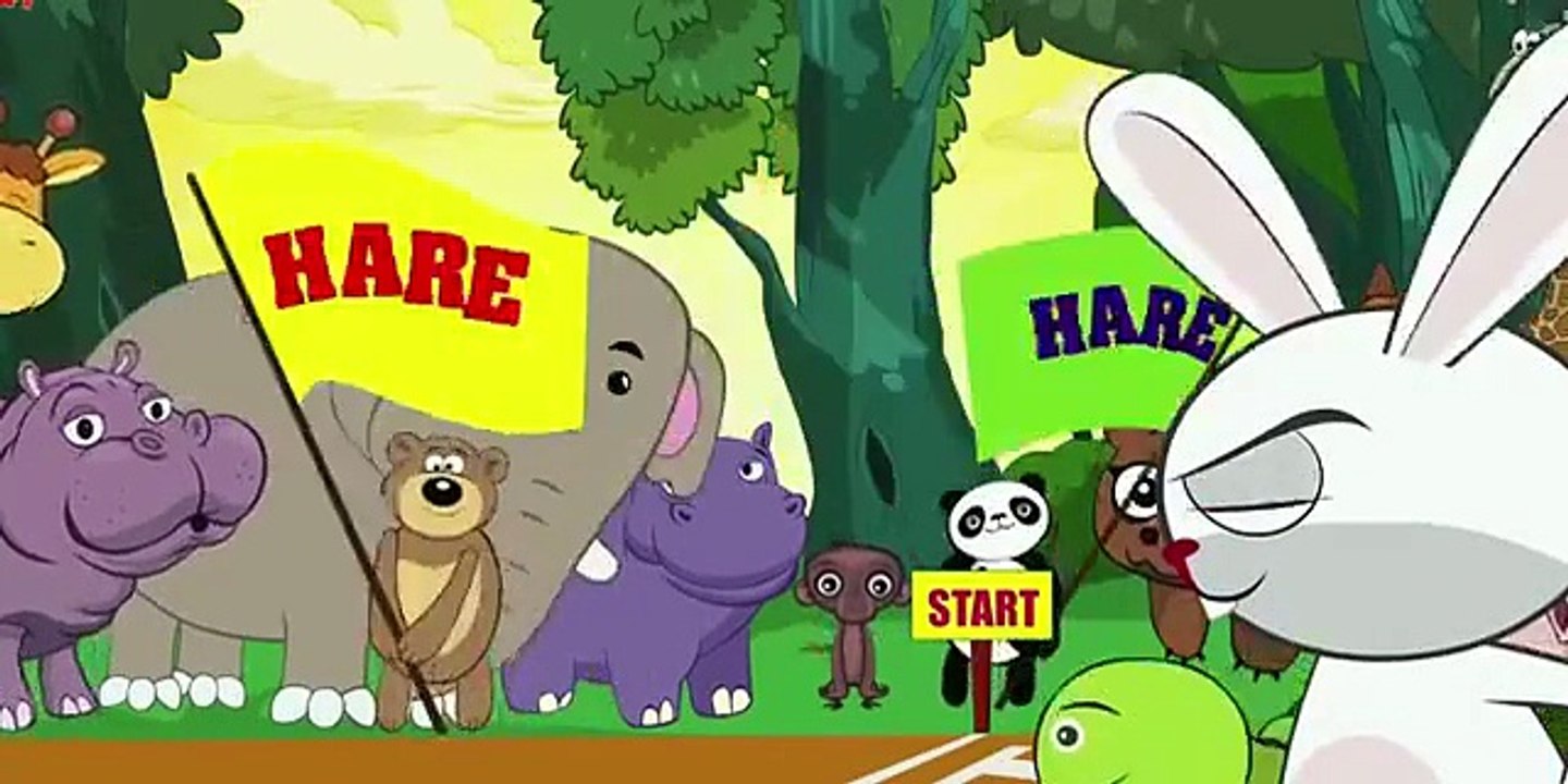 The Hare and The Tortoise Story | Bedtime Story by Kids Hut