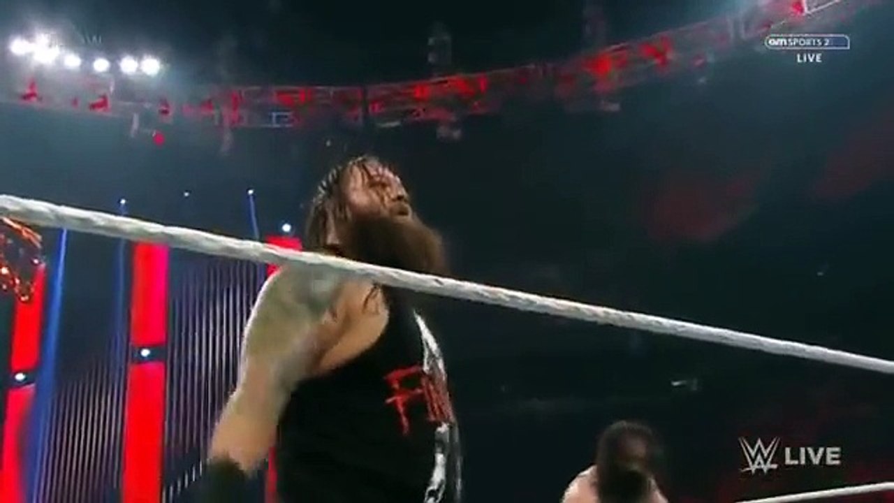 WWE Raw 8/24/15 Dean Ambrose and Roman Reigns fall prey to the Black Sheep of the Wyatt Family