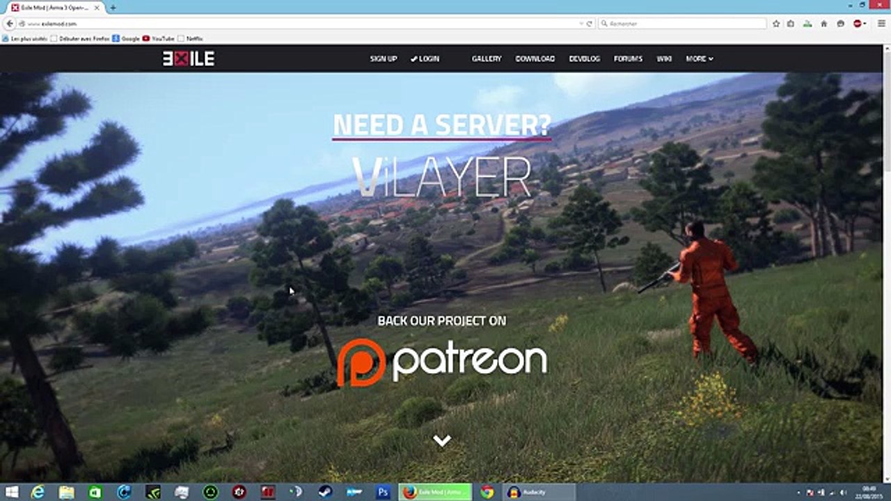 [Tuto FR Arma 3] Telecharger, Installer Exile Mod et rejoindre un serveur