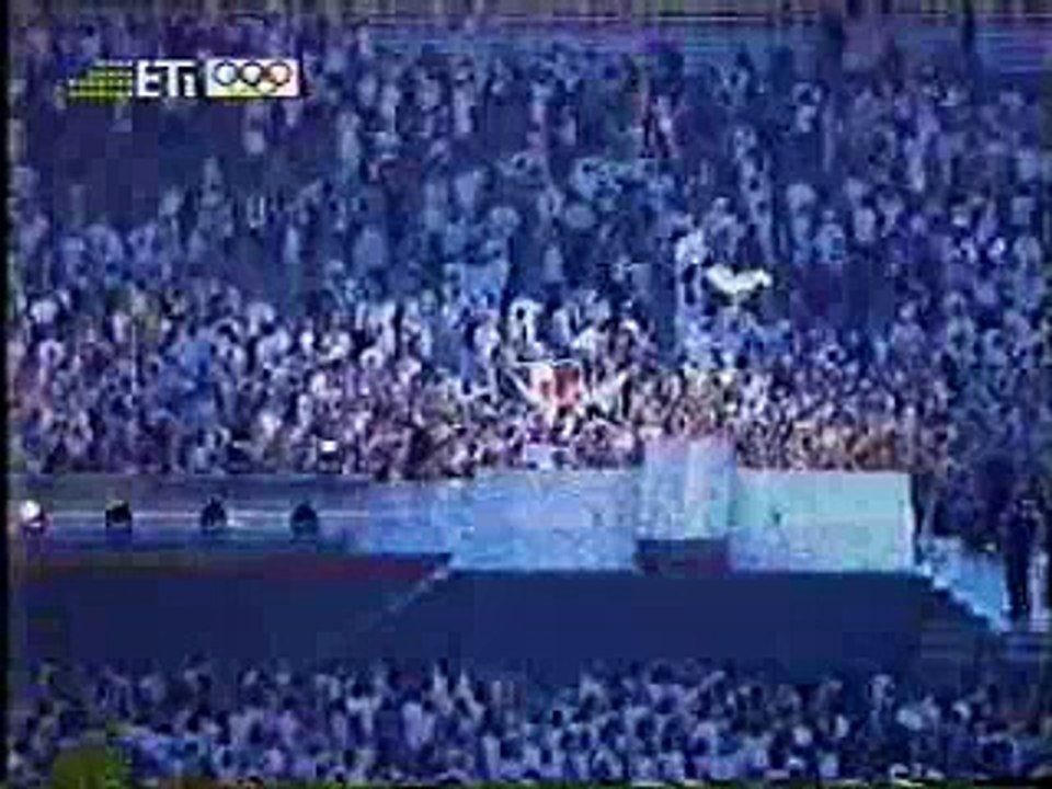 Sakis Rouvas at the Olympics