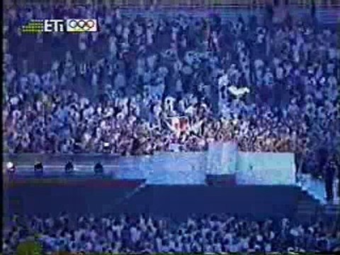 Sakis Rouvas at the Olympics