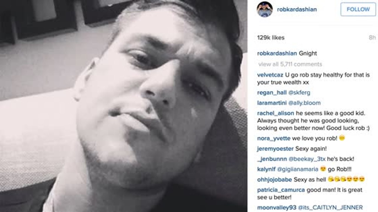 Rob Kardashian postet ein aktuelles Foto