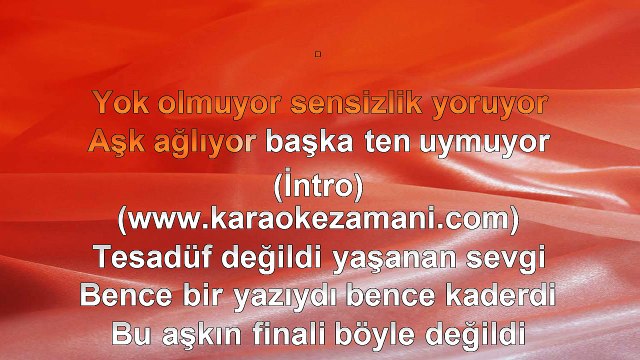 Hakan Altun - Başka Ten Uymuyor - 2010 TÜRKÇE KARAOKE