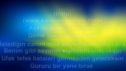 Hakan Altun - Değer Canım - 2004 TÜRKÇE KARAOKE