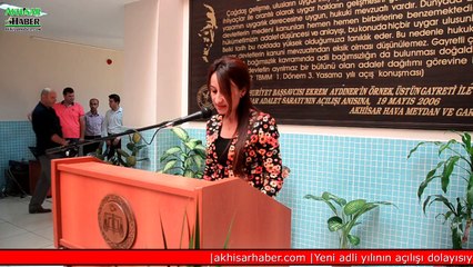 Akhisar'da 2015-2016 Adli Yılı Açılış Töreni Yapıldı