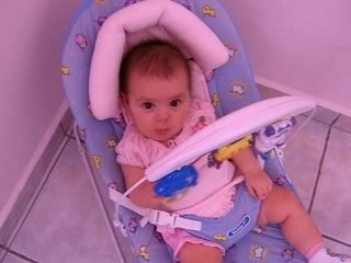 Chloé dans son transat