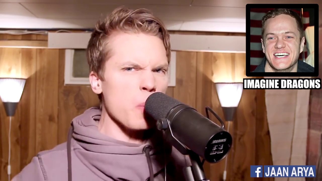 Talented singer impersonating more than 25 singers voices on great pop songs