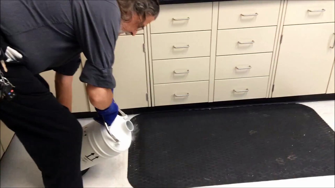 S'amuser avec de l'hydrogène liquide dans un labo de chimie