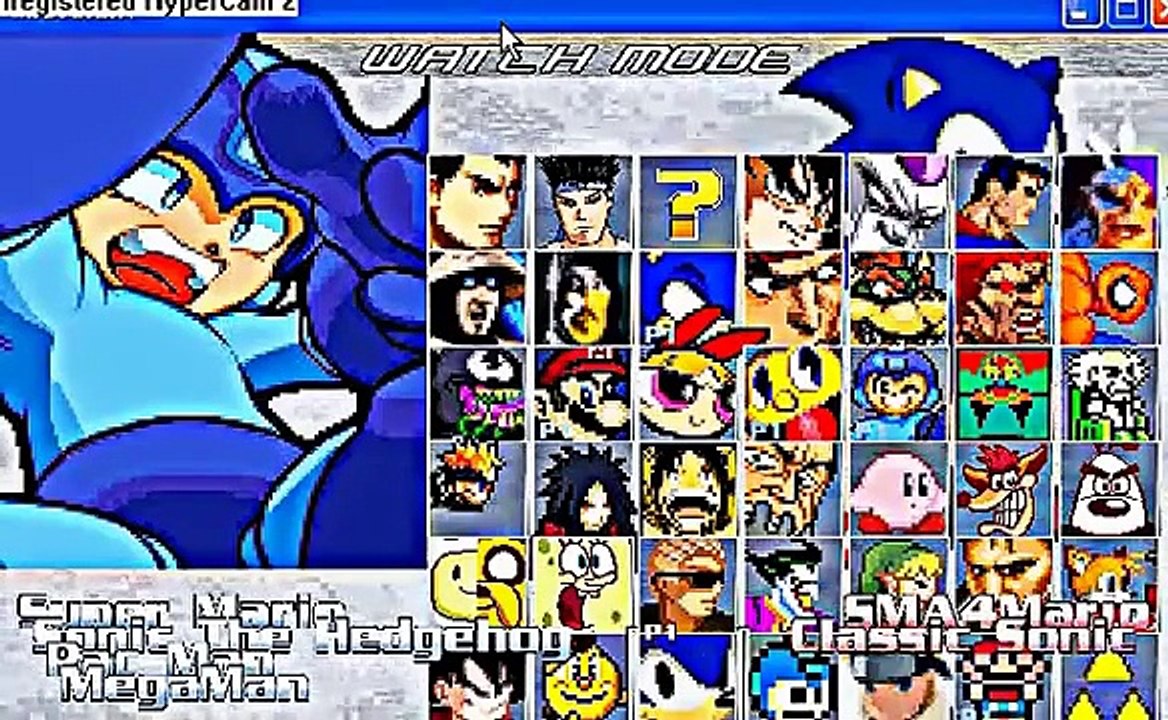Mario Sonic Pac Man Mega Man vs classic selfs