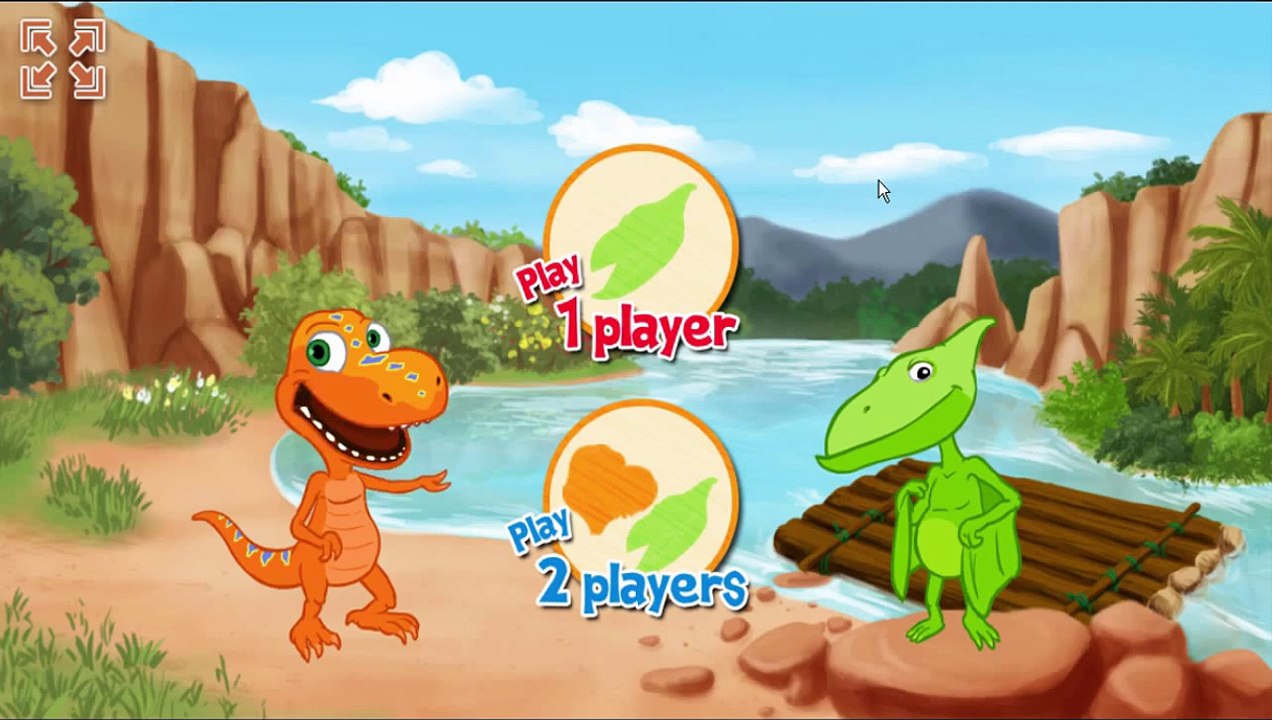 Dinosaur Train River Run Cartoon Animation PBS Kids Game Play Walkthrough