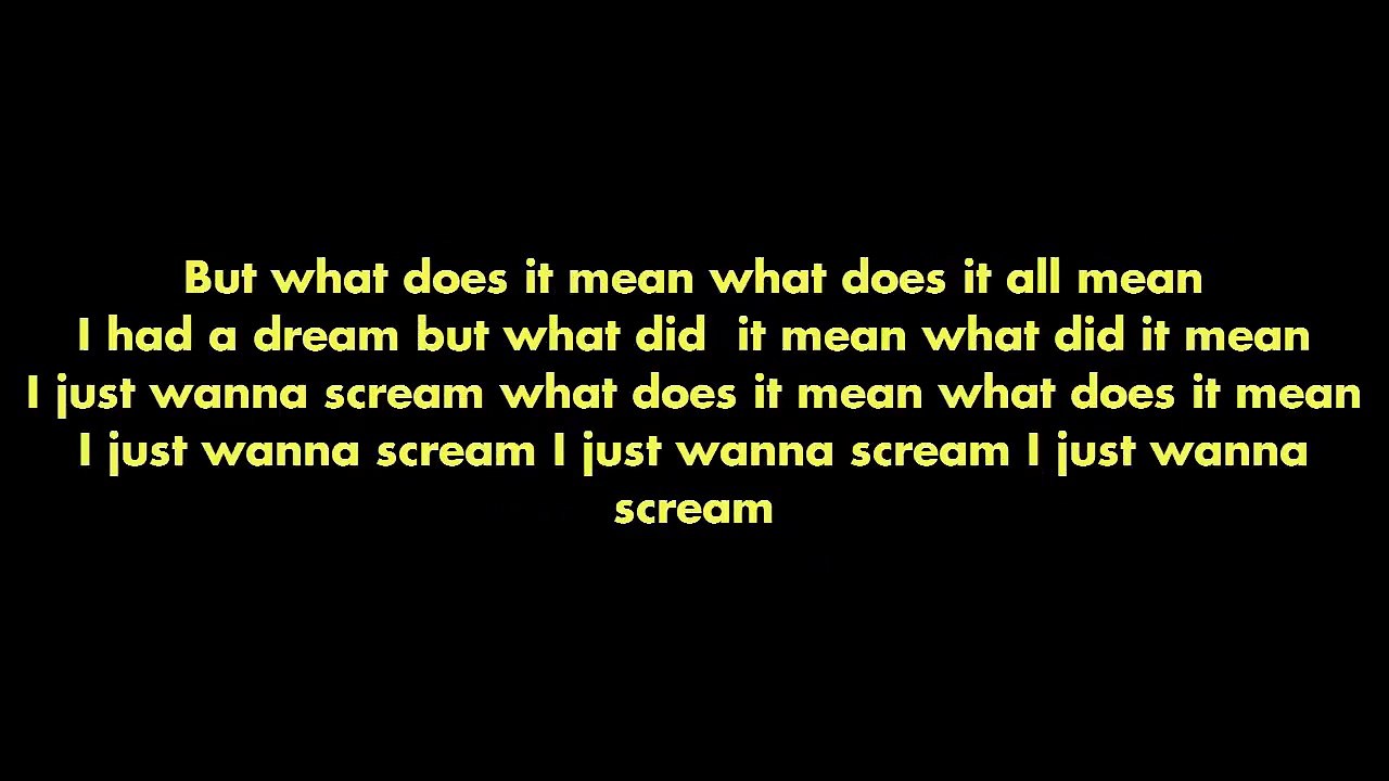 Miley Cyrus Twinkle Song (I had a dream) Lyrics
