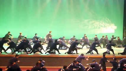 稚内南中学校文化活動発表会での【南中ソーラン】