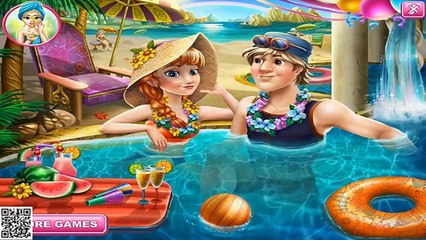 Disney Frozen Game - Frozen Anna Pool Celebration Baby Videos Games For Kids