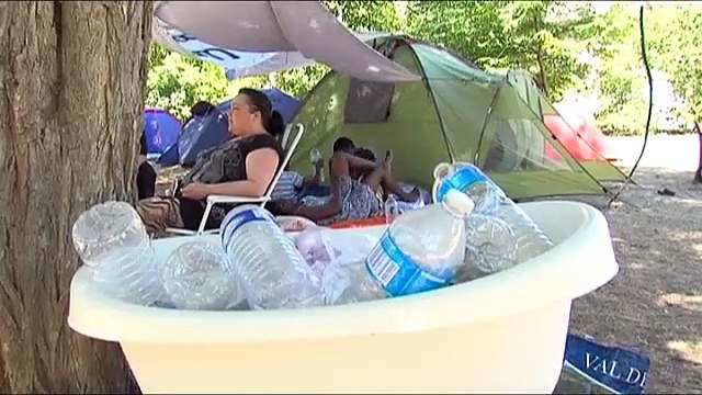 Les migrants évacués du Sanitas à Tours