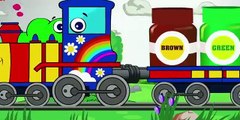 Color Train for Children | Color Train Song | Learn Colors with KIDS HUT Color Train