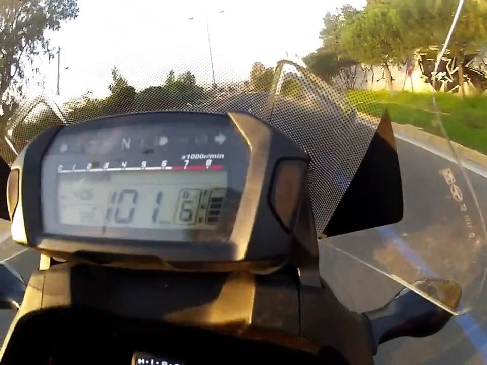 HONDA NC700 X DCT Onboard