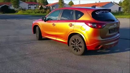 Mazda CX 5 Iron Man plasti dip