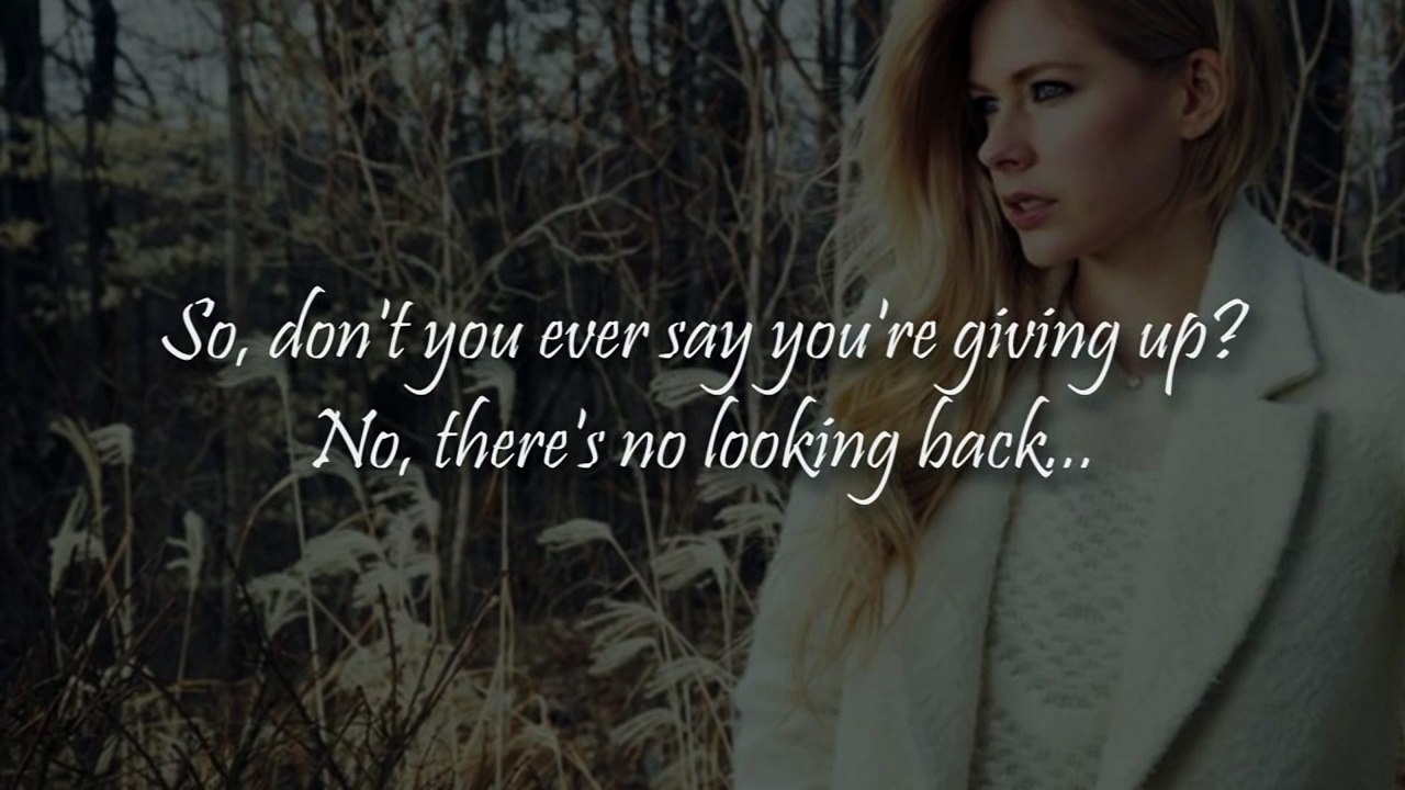 Avril Lavigne - Fly (Lyrics On Screen)