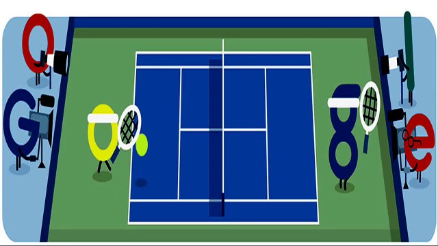 US tennis Open results Google's Doodle for marking start of the 2015 US Open Tennis Championship