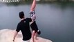 LiveLeak Official - Polish idiot nearly kills his friend by pushing him off a cliff-copypasteads.com